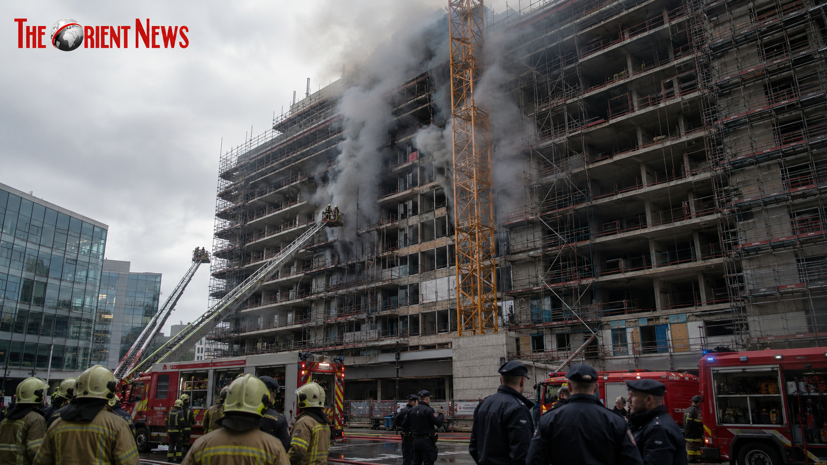 Several Dead After Fire Breaks Out in Brussels Construction Site