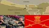 Indian deployment at Bangladesh border