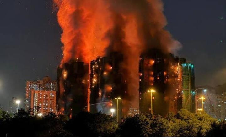 Seven people and two companies charged over deadly Hong Kong fire 