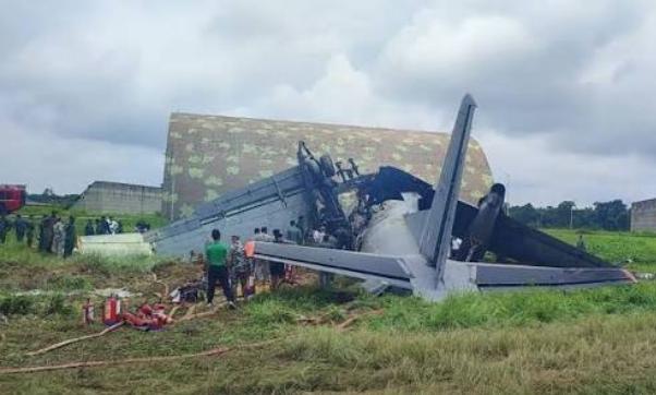 AN-32 transport aircraft crash at Jorhat Air Base
