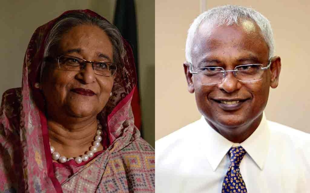 Maldives: President Solih holds bilateral talks with the Bangladeshi PM, expected signing MoUs