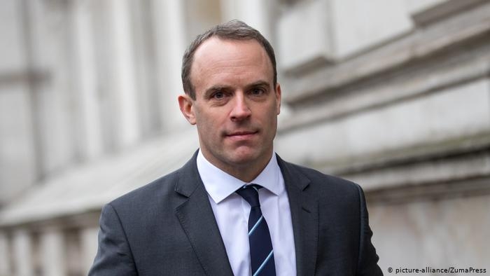 British Foreign Sec. Raab urged EU to respect N. Ireland