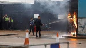 UK police warn of more far-right attacks after Dover firebombing