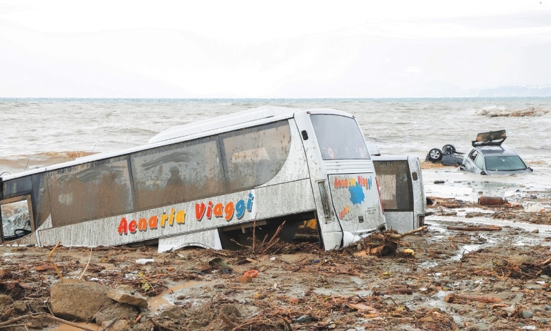 Several missing in landslide on Italian island