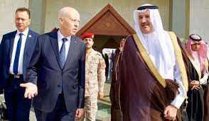 Tunisian President Kais Saied arrives in Madinah