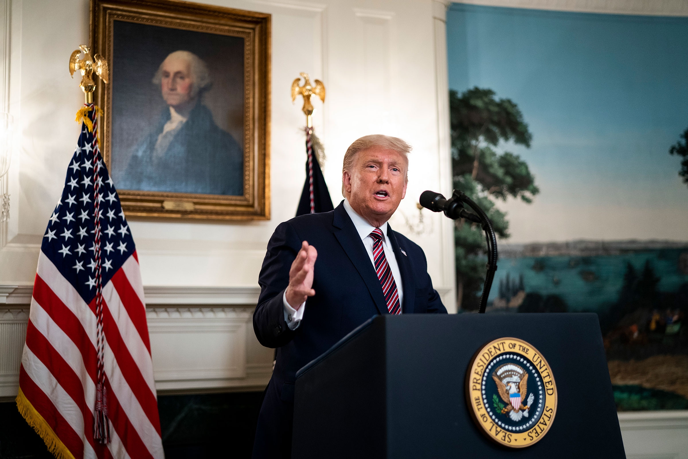 Present Trump Refuses to Accept Forge Results of Election 2020