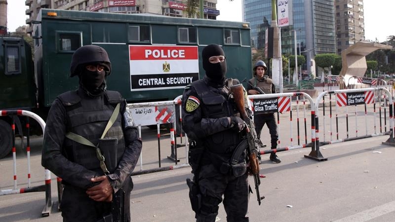 Anti-gov't protests in Egypt's Giza amid tight security presence