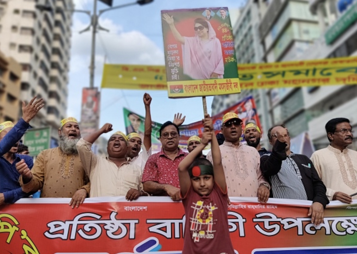 BNP, emerging as the most supported party in Bangladesh